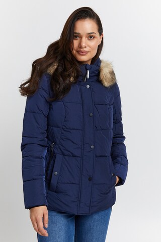 Fransa Winter Jacket 'FRBAC JA 2' in Blue: front