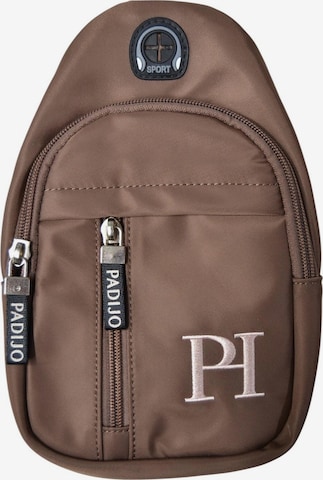 Sac à bandoulière PADIJO en marron : devant