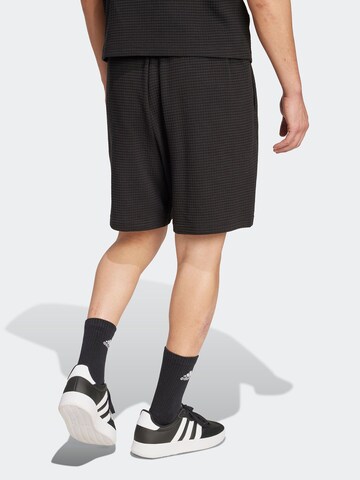 ADIDAS SPORTSWEAR Loosefit Παντελόνι φόρμας 'A SZN' σε μαύρο