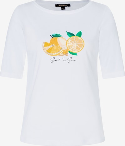 MORE & MORE Μπλουζάκι σε πράσινο / πορτοκαλί / μαύρο / λευκό, Άποψη προϊόντος