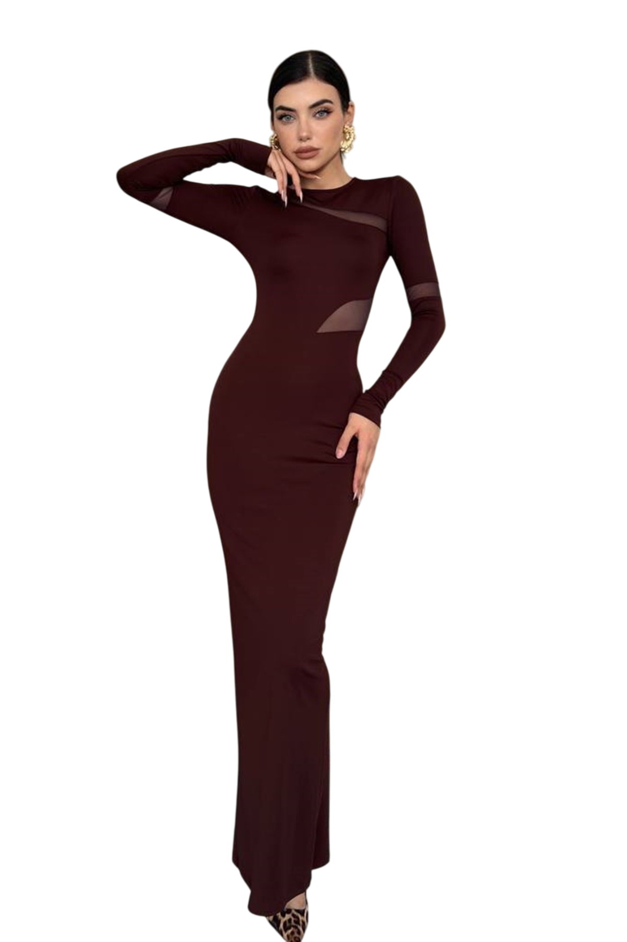 WOMAN VISION Evening dress in Brown