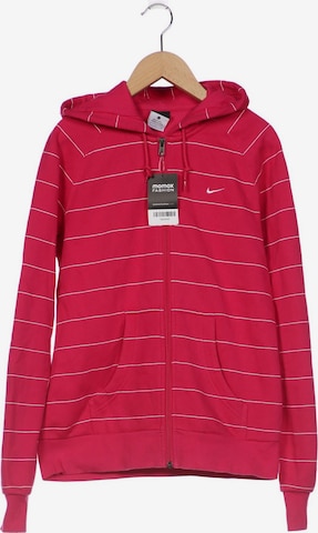 NIKE Sweatshirt & Zip-Up Hoodie in L in Pink: front