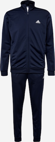 ADIDAS SPORTSWEAR Tracksuit 'Linear Logo' in Blue: front