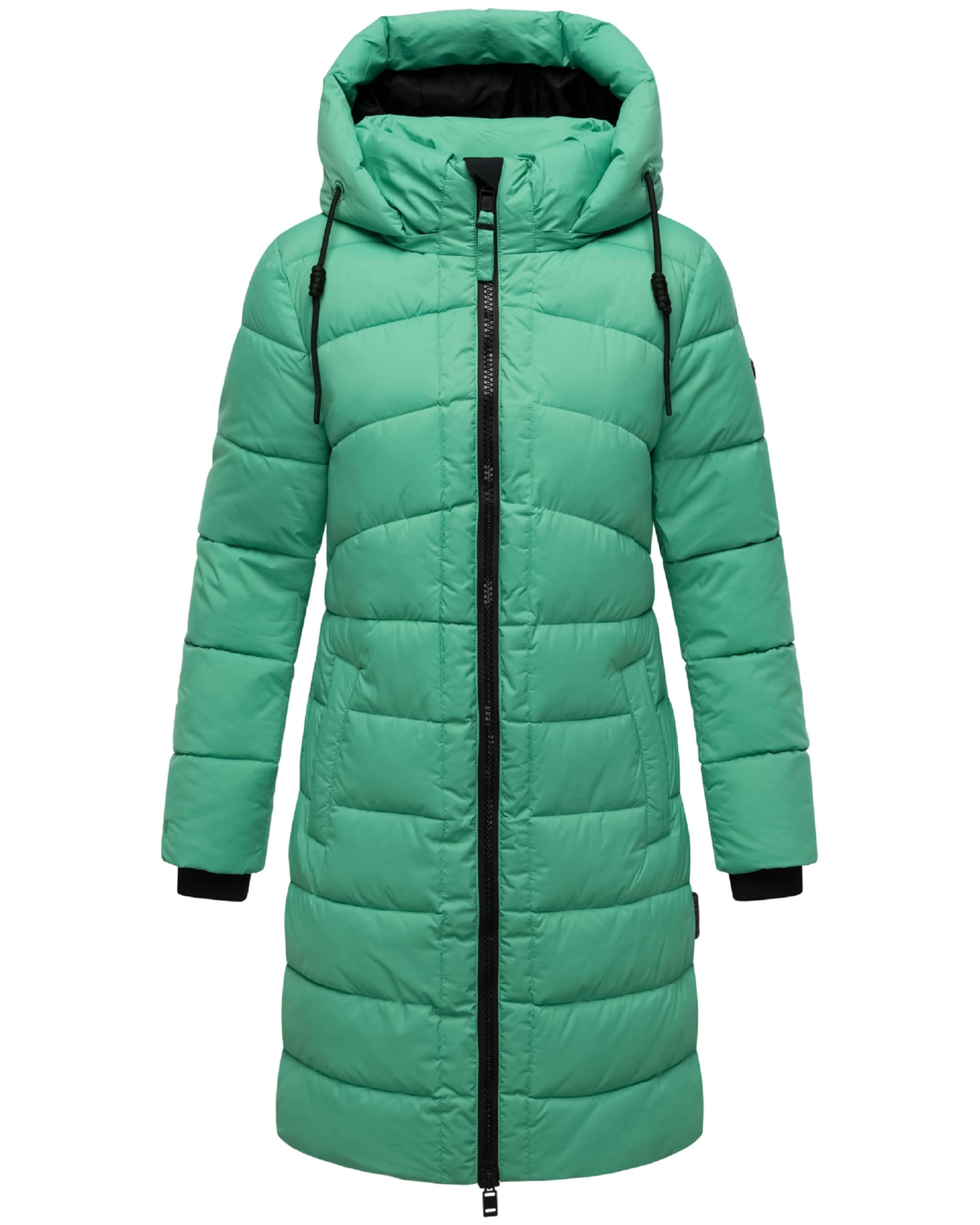 MARIKOO Pitkä talvitakki 'Kaltnäschen 16' värissä vihreä: etupuoli