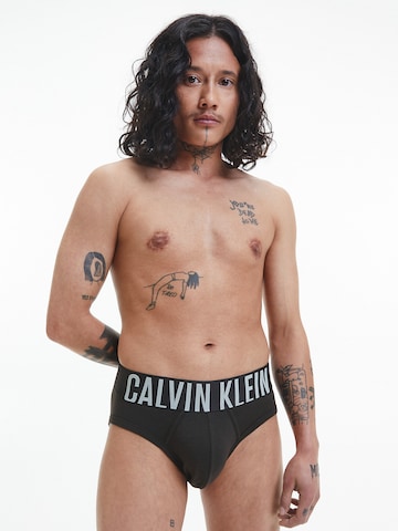 Slip 'Intense Power' de la Calvin Klein Underwear pe negru: față