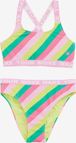 WE Fashion - Bustier Bikini en Mezcla de colores: frente