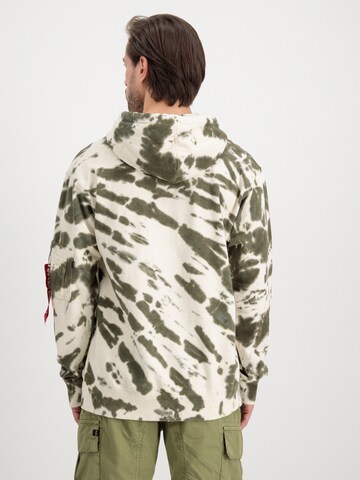 Bluză de molton de la ALPHA INDUSTRIES pe verde