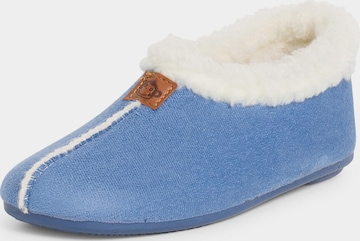 Pantoufle Pisamonas en bleu : devant