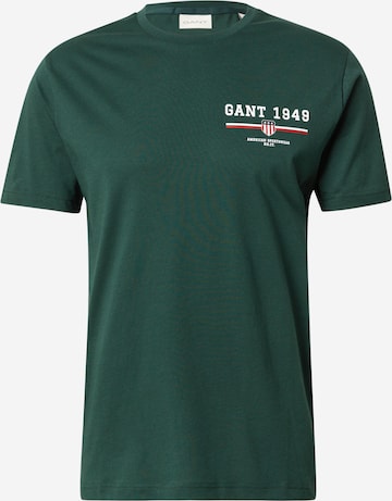 GANT Футболка в Зеленый: спереди