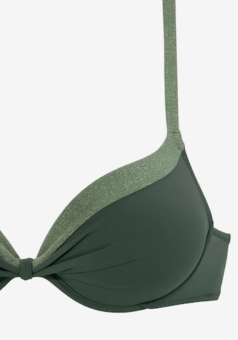 JETTE Push-up Bikini in Green