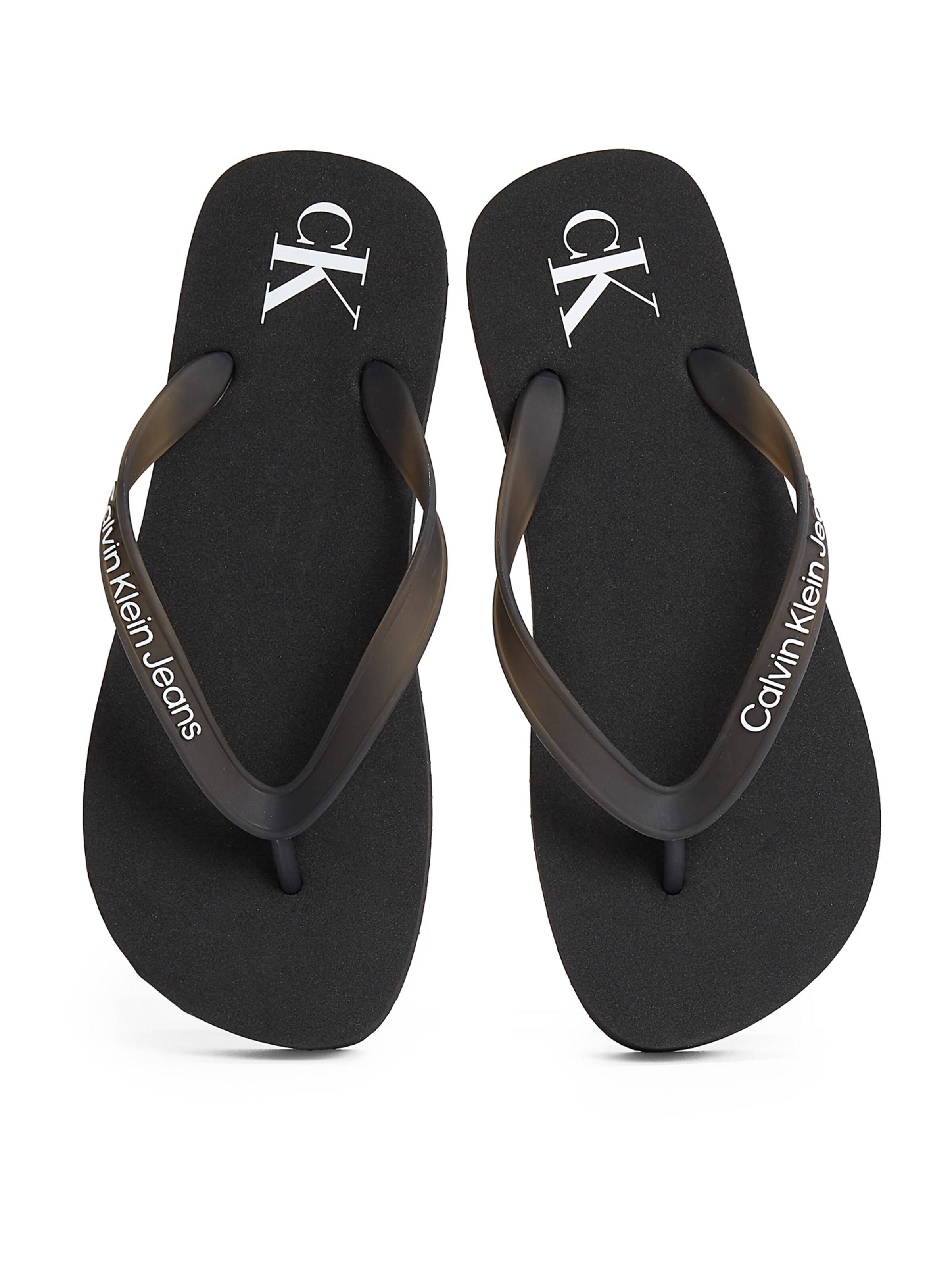 Calvin Klein Teenslipper in Zwart