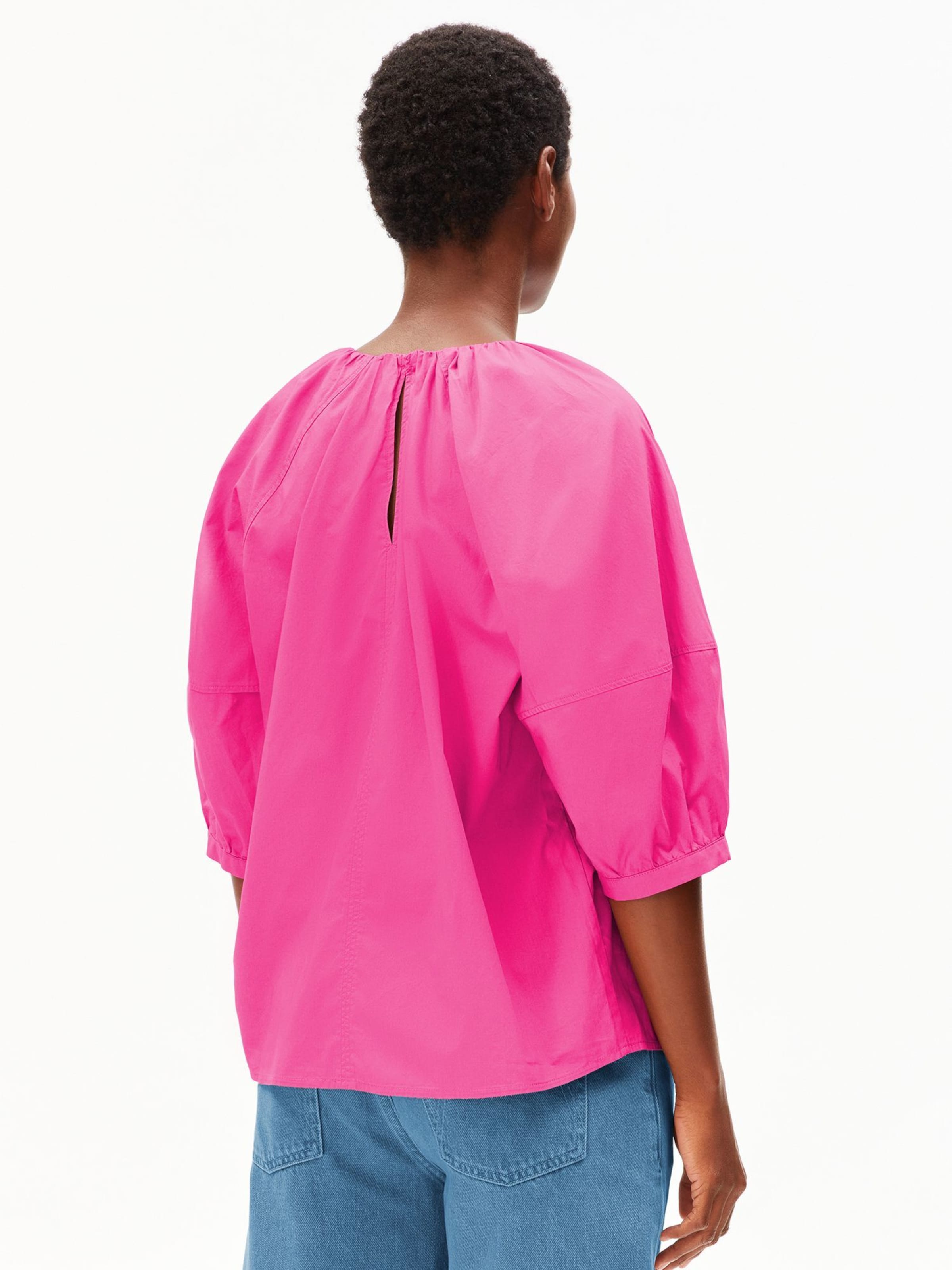 ARMEDANGELS Blouse in Roze: voorkant