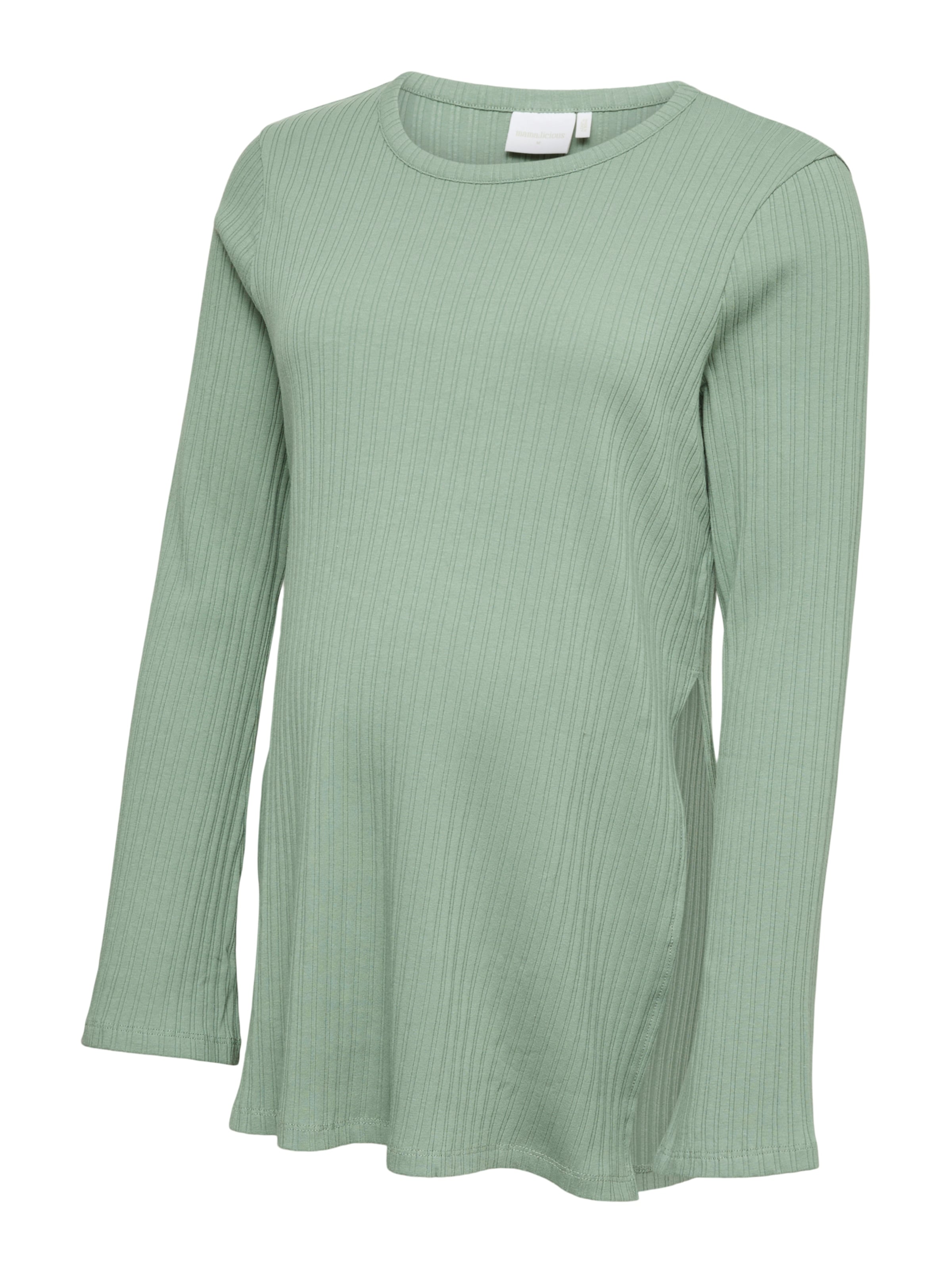 MAMALICIOUS Shirt 'MLFAYE VITA' in Green: front