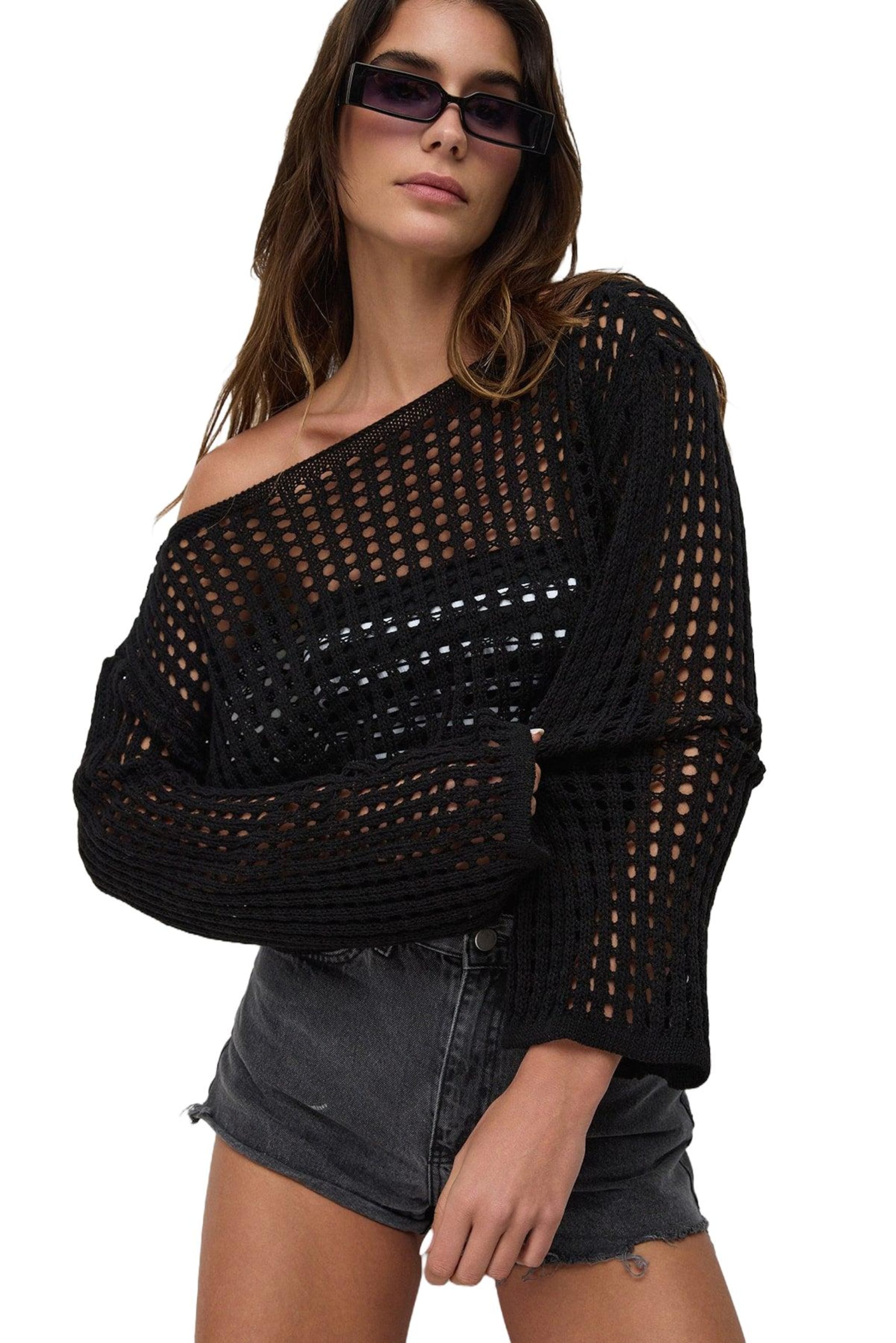 No Matter What Pullover in Schwarz: Vorderseite