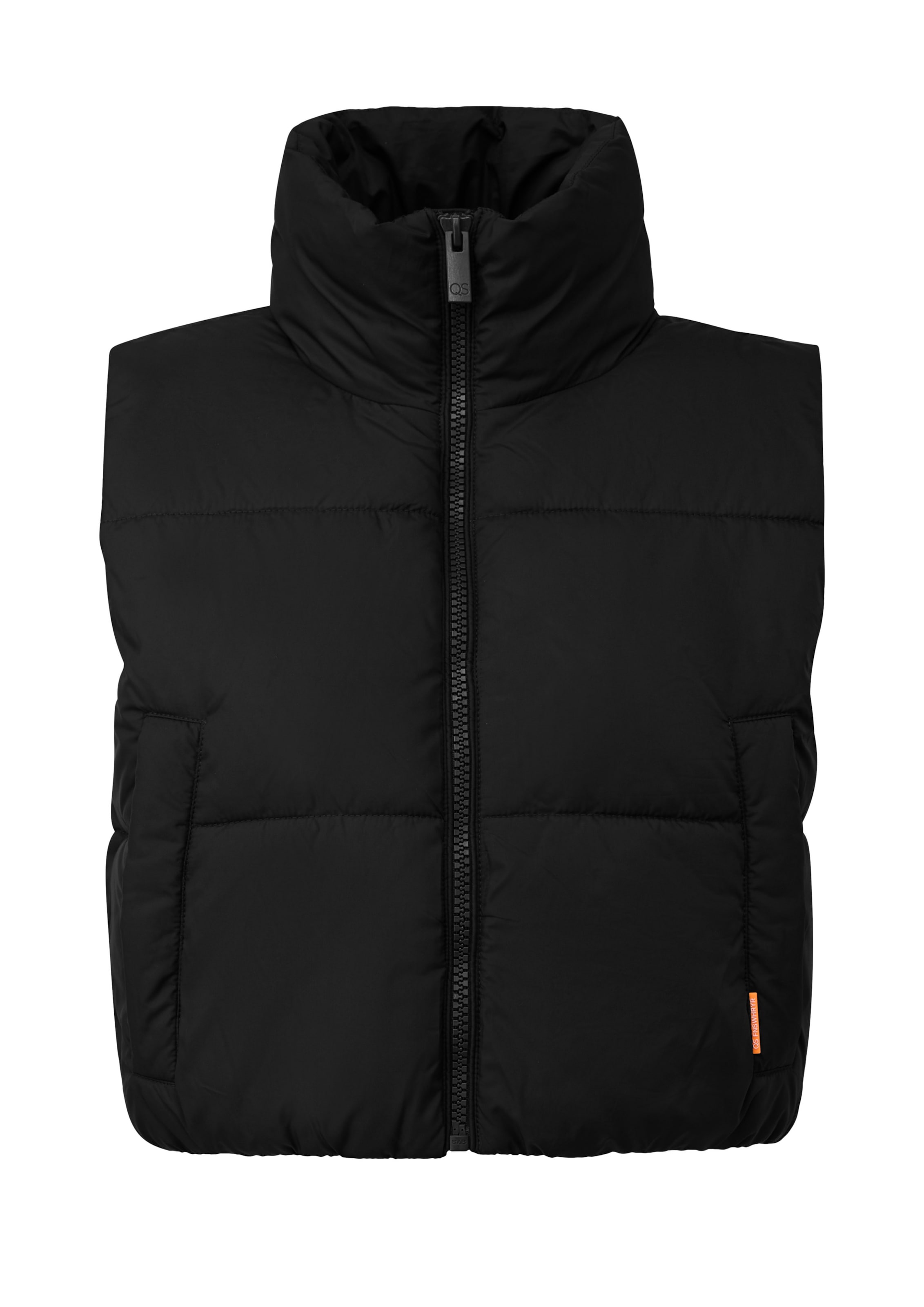 QS Vest in Black: front