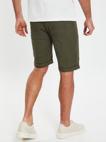 Regular Pantaloni 'Sanky' de la Threadbare pe verde