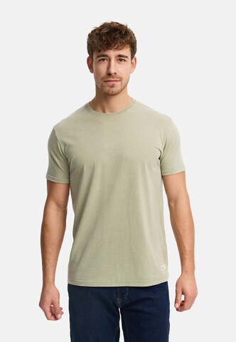 INDICODE JEANS Shirt ' INHerbst ' in Beige: voorkant