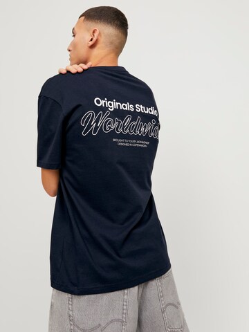 T-Shirt 'Vesterbro' JACK & JONES en bleu