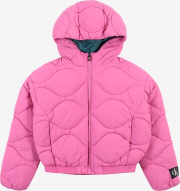 Calvin Klein Jeans Between-season jacket in Pink: front