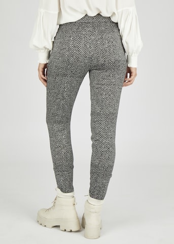 Coupe slim Pantalon 'Nina' eve in paradise en gris