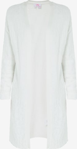 MYMO Knit Cardigan in White: front