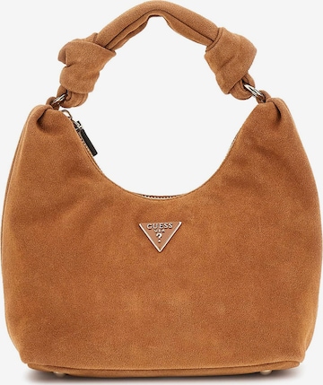 GUESS Handtasche 'Isotta' in Braun: Vorderseite