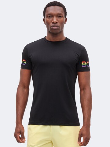 T-Shirt fonctionnel BJÖRN BORG en noir : devant