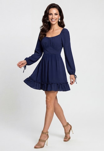 faina Jurk in Blauw