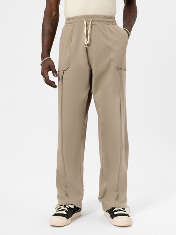 Loosefit Pantalon 'Bluebell' VAMOS CLO en beige : devant