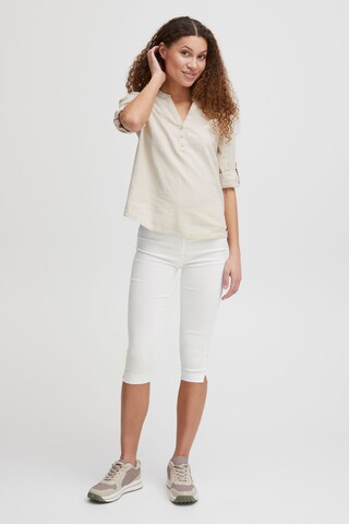 Oxmo Skinny Hose 'Keana' in Weiß