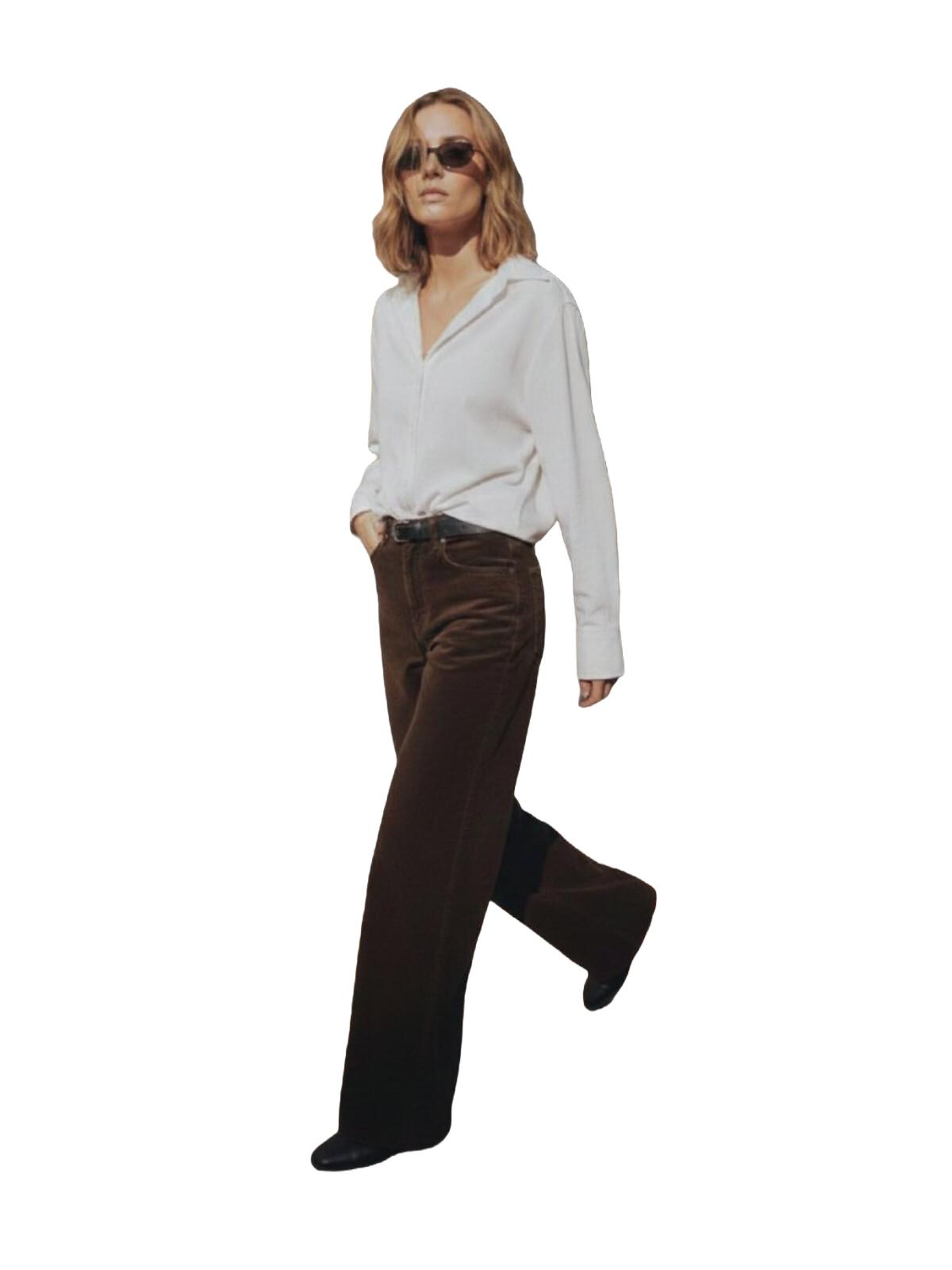 LTB Jeans Wide leg Jeans 'LTB Jeans High Waist Wide Leg Trousers' in Green: front
