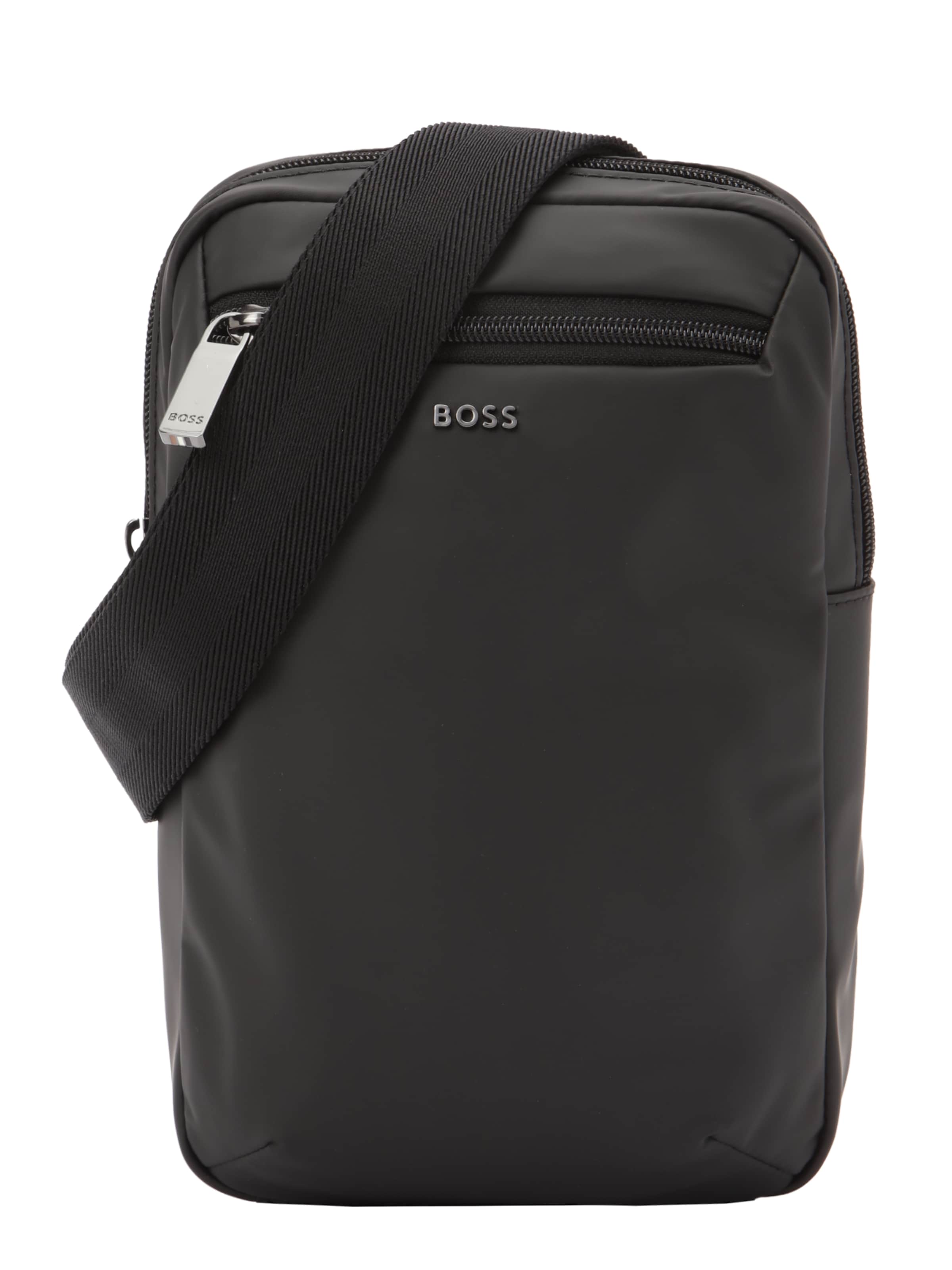 BOSS - Mala de ombro em preto: frente