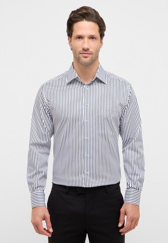 ETERNA Regular fit Zakelijk overhemd in Blauw: voorkant