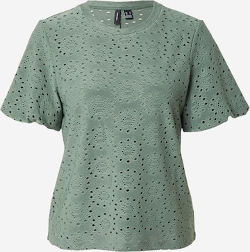 VERO MODA Majica 'VMTASSA' | zelena barva: sprednja stran