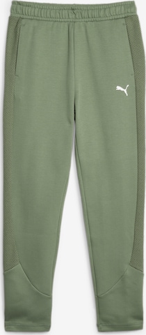 PUMA Regular Sportbroek 'evoStripe' in Groen: voorkant