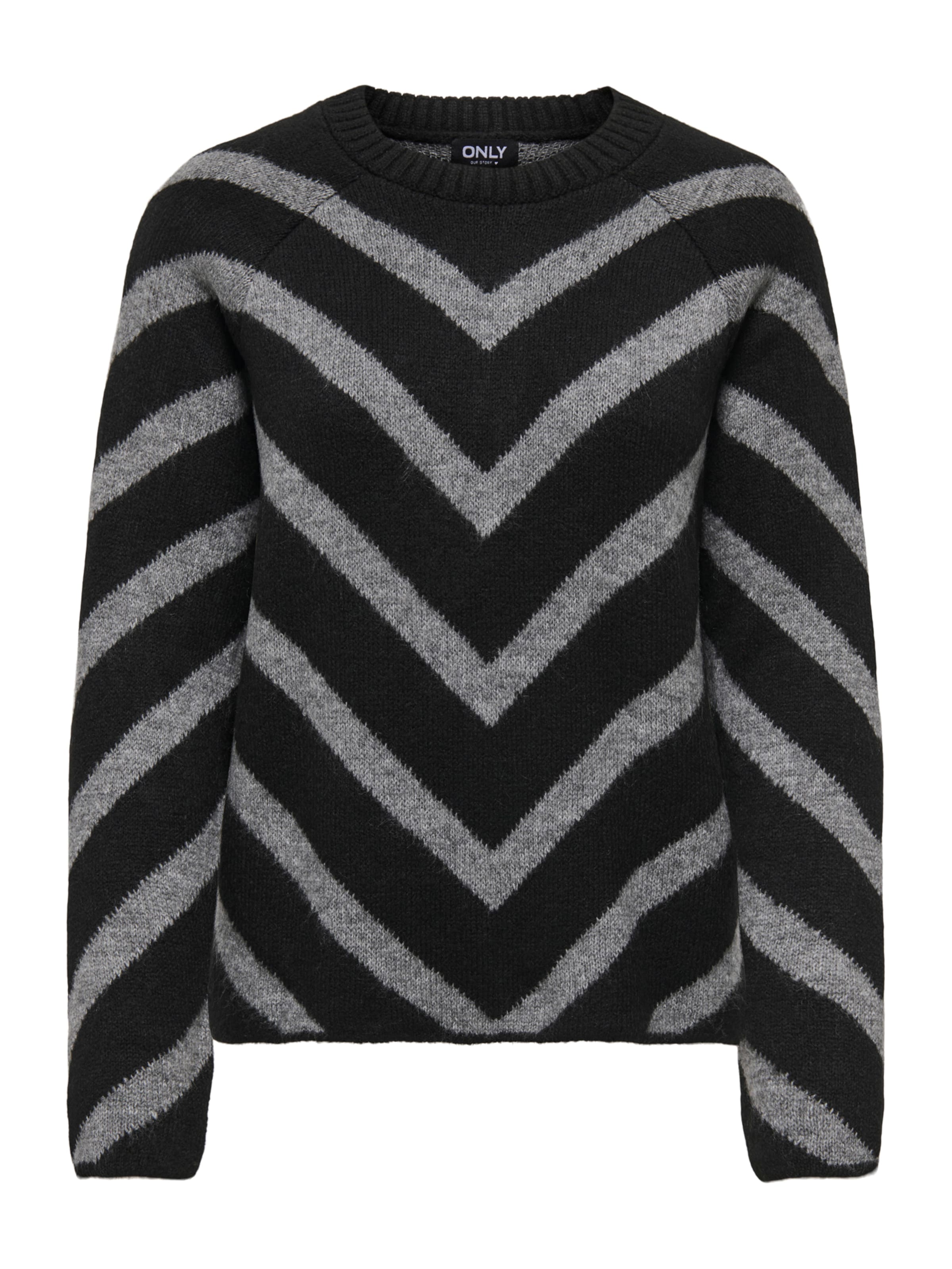 ONLY Sweter 'ONLELIZA' w kolorze czarny: przód