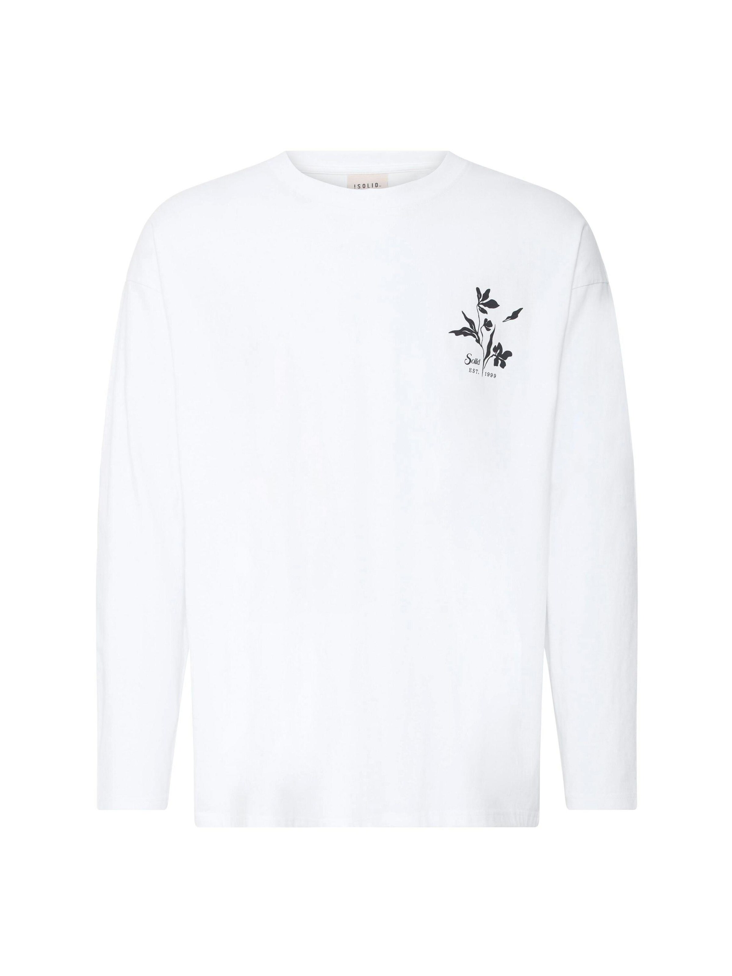 !Solid - Sudadera 'SDAmon' en blanco: frente