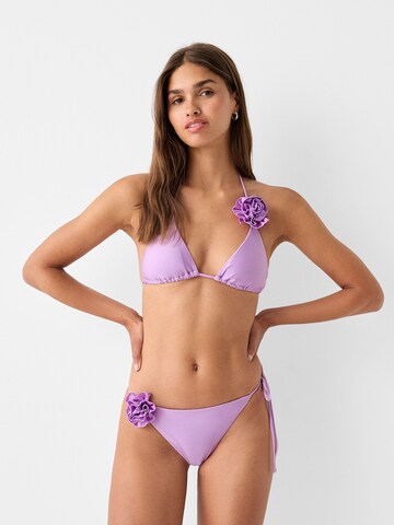 Bershka Bikinihose in Lila