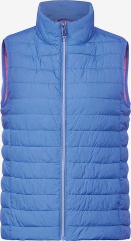 CECIL Vest in Blue: front