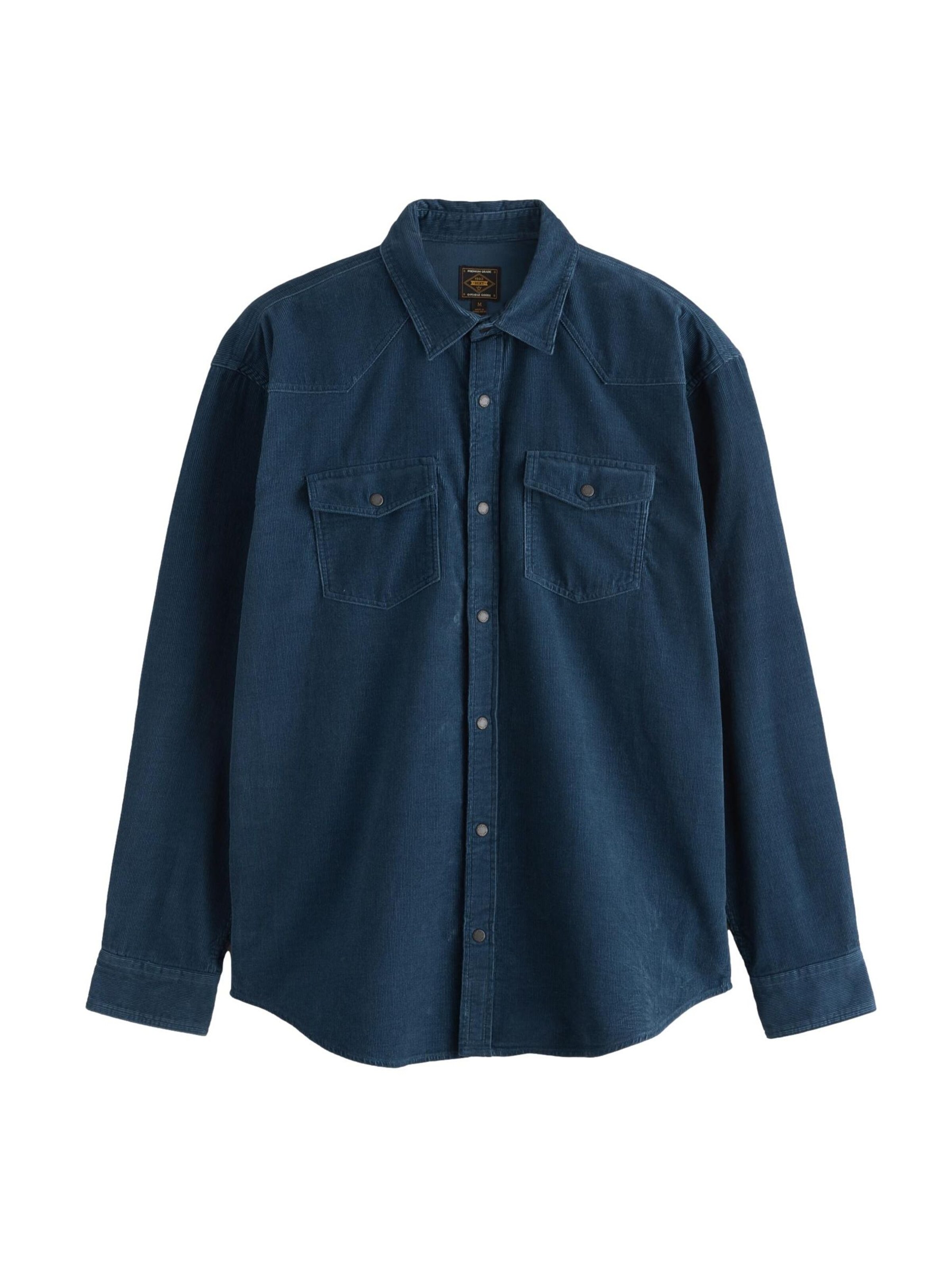Next Overhemd in Blauw: voorkant