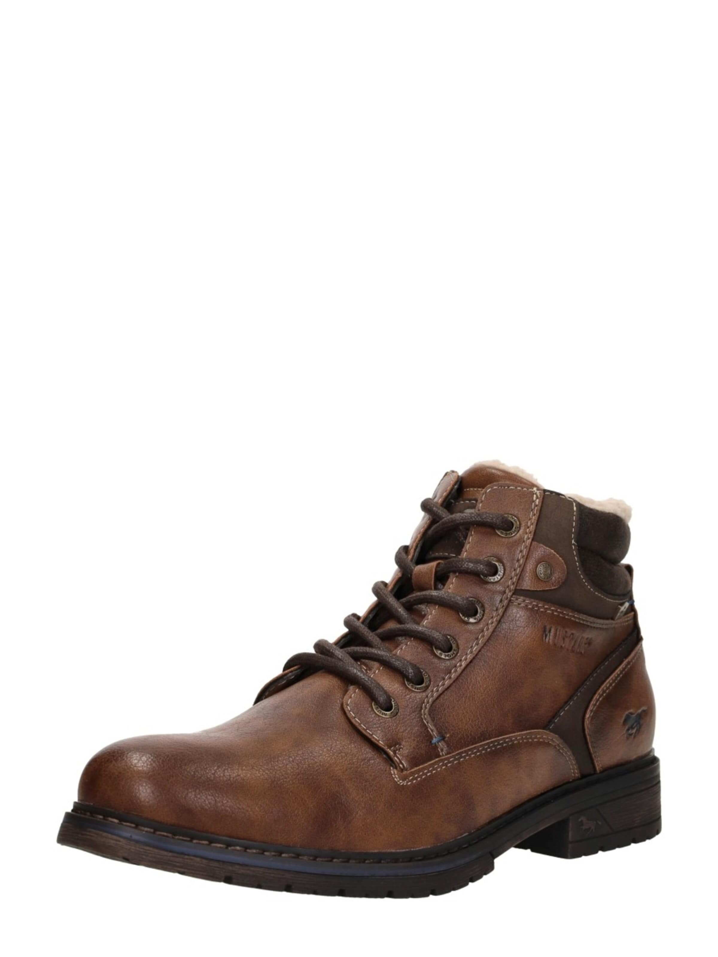 Bottes à lacets 'Veterschoenen Hoog' MUSTANG en marron