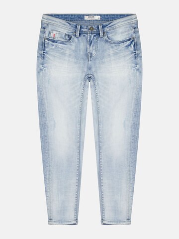 Coupe slim Pantalon chino Deeluxe en bleu : devant