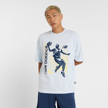 new balance Shirt in Blue: front