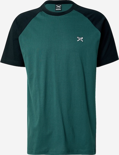 Iriedaily Paita 'De College' värissä smaragdi / musta / valkoinen, Tuotenäkymä