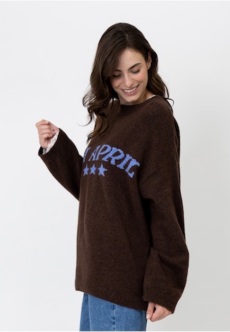 Pullover extra large 'Moani' di OH APRIL in marrone