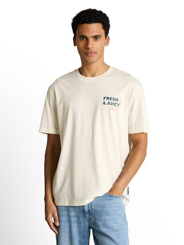 TOM TAILOR DENIM Shirt in White: front