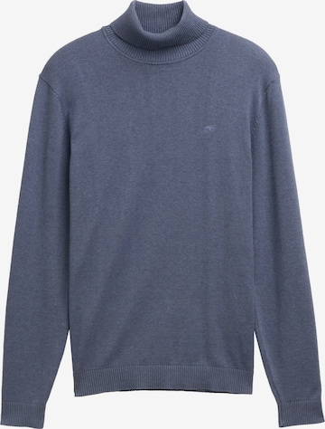 Pulover de la TOM TAILOR pe albastru: față