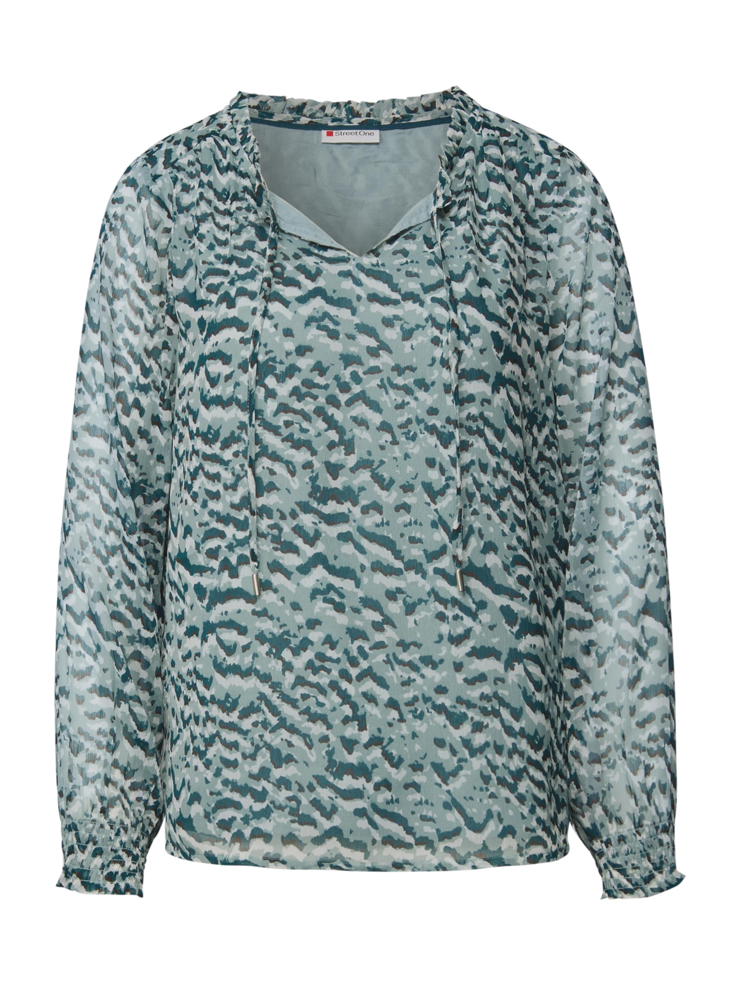 STREET ONE Blus i grön: framsida