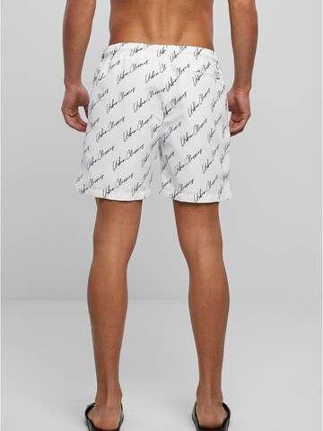 Urban Classics Badshorts i vit