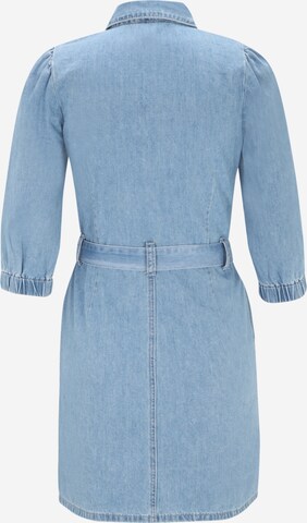 OBJECT Petite Shirt Dress in Blue